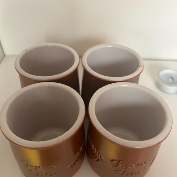La Fermiere Christmas 2023 Limited Edition Clay Yogur Cups Set - Picture 3 of 4